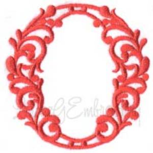 Picture of Wrought Iron Monogram O 