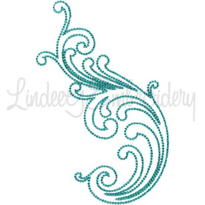 Decorative Swirl Design #4 - Chain St. (3.8 x 5.9-in)