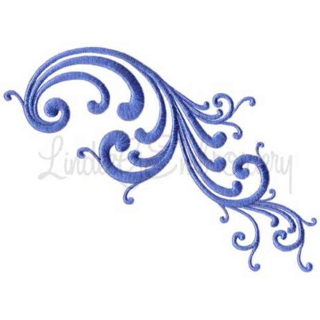 Picture of Decorative Swirl Design #5 - Satin St. (6.8 x 4.9-in)