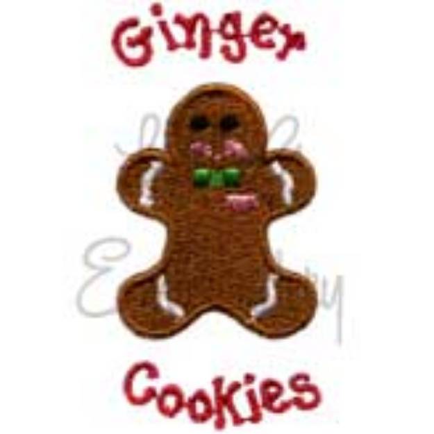 Picture of 'Ginger Cookies' (1.1 x 2.2-in)