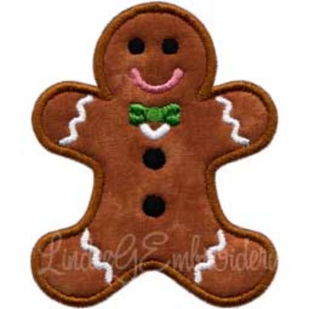 Picture of Ginger Man Applique (2.9 x 3.6-in)