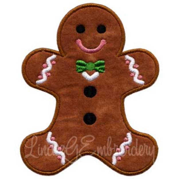 Picture of Ginger Man Applique (4.4 x 5.5-in)