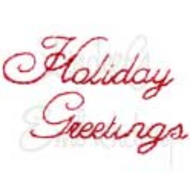 Picture of 'Holiday Greetings' (1.7 x 1.1-in)