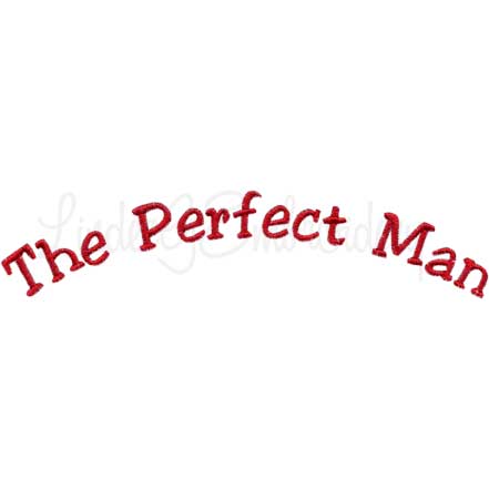 'Perfect Man' title (6.2 x 1.4-in)