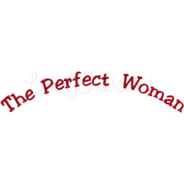 Picture of 'Perfect Woman' title (7 x 1.6-in)