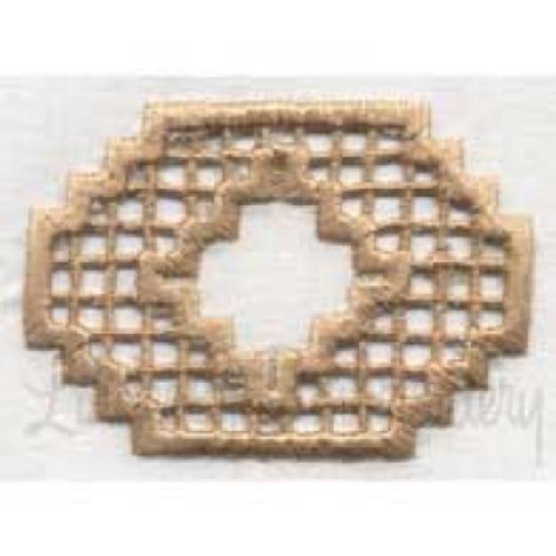 Picture of Hardanger Cutwork Design #4 (2.5 x 1.8-in)