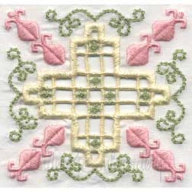 Picture of Hardanger Cutwork Design #8 (3.3-in)