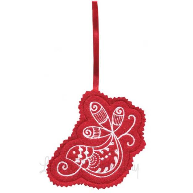 Picture of Bird 6 ITH Ornament 
