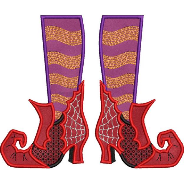 Picture of Witchy Shoes with legs 