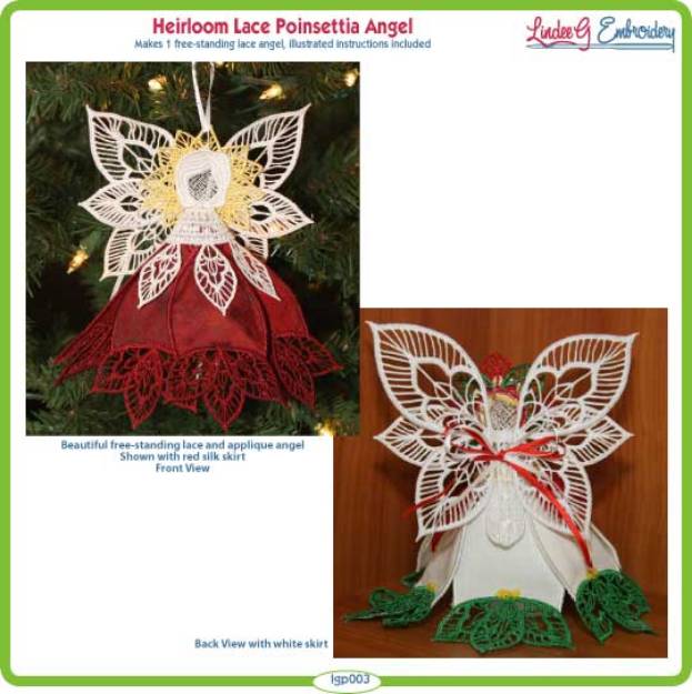 Picture of Heirloom Poinsettia Angel