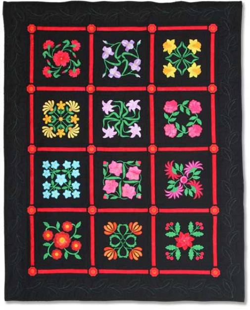 Picture of Birth Month Flowers of the Year Quilt (AUS)6
