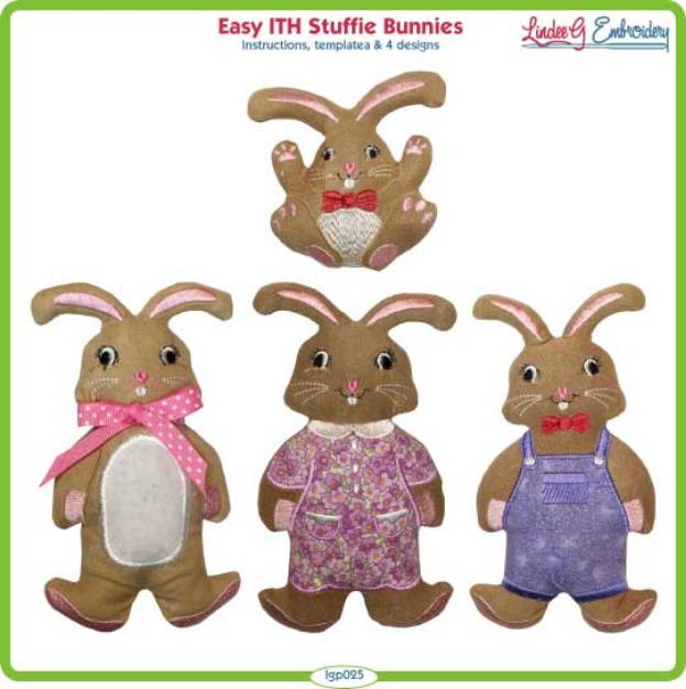 Picture of Easy ITH Stuffie Bunnies