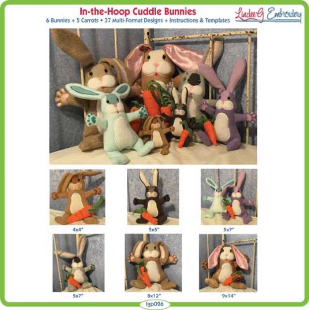 Picture of In-the-Hoop Cuddle Bunnies
