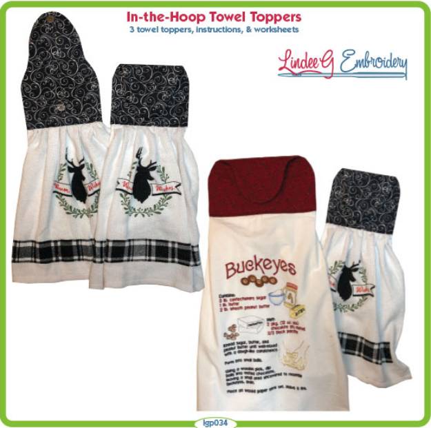 Picture of In-the-Hoop Towel Toppers (3 sizes)