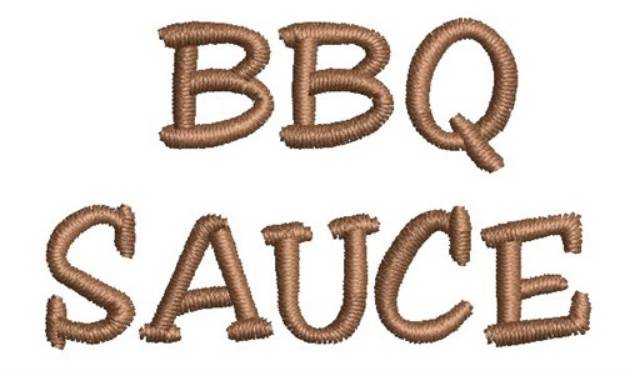 Picture of BBQ Sauce Machine Embroidery Design