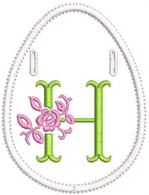 Picture of Rose H   Machine Embroidery Design