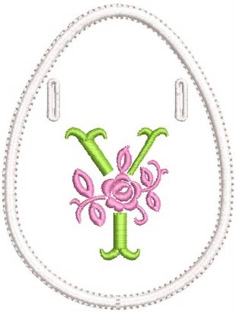 Picture of Rose Y  Machine Embroidery Design