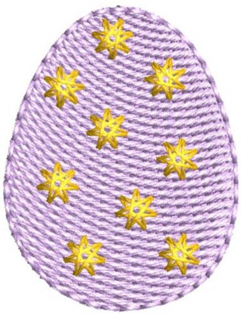 Picture of Dot Egg Machine Embroidery Design
