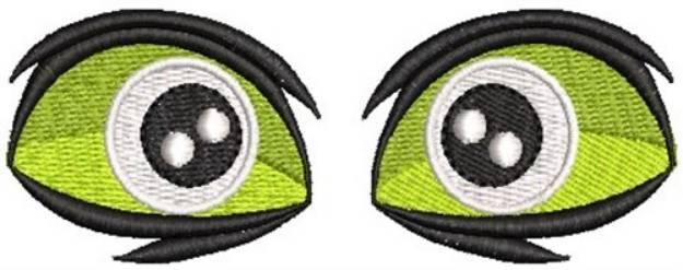 Picture of Green Eyes Machine Embroidery Design