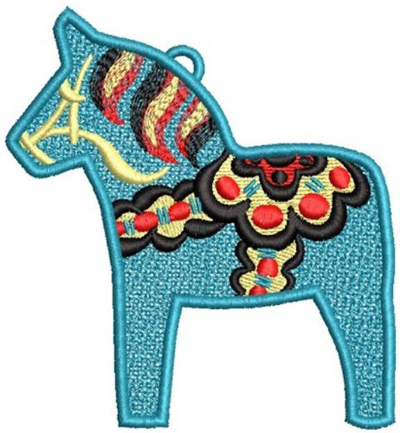 Picture of FSL Dala Horse   Machine Embroidery Design