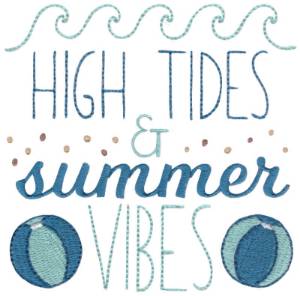 Picture of High Tides & Summer Vibes Machine Embroidery Design
