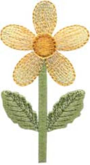 Picture of Daisy Filled - Single Machine Embroidery Design