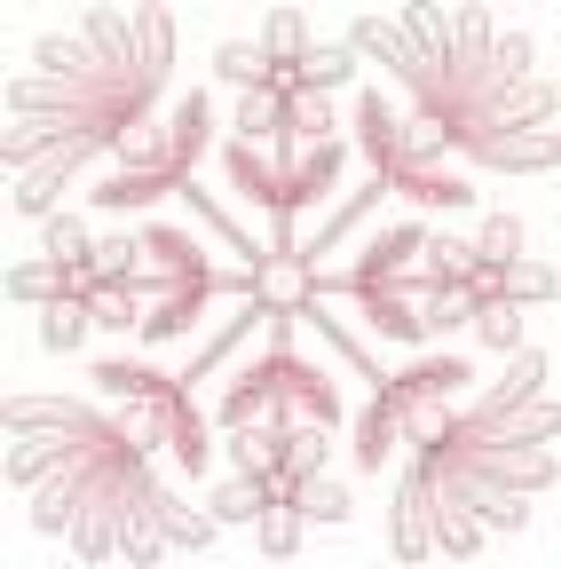 Picture of Daisy Redwork - Full-size Machine Embroidery Design