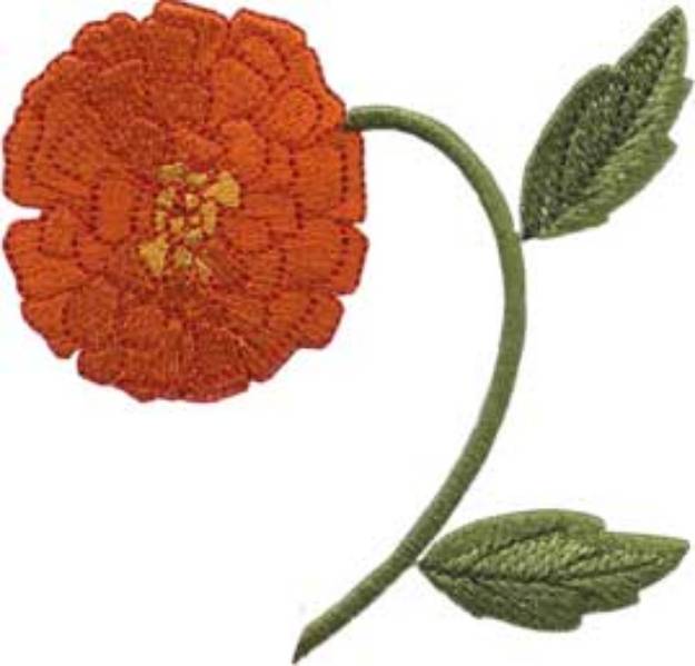 Picture of Marigold Filled - Single Machine Embroidery Design