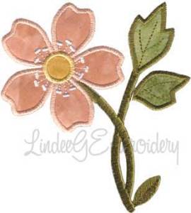 Picture of Hawthorn Applique - Single Machine Embroidery Design