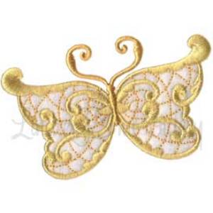 Picture of Winged Jewels Butterfly  Machine Embroidery Design