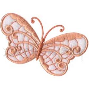 Picture of Winged Jewels Butterfly 2 Machine Embroidery Design