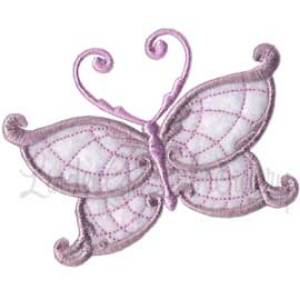 Picture of Winged Jewels Butterfly 3 Machine Embroidery Design
