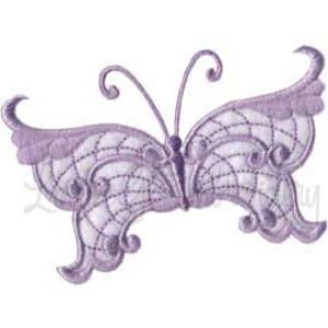 Picture of Winged Jewels Butterfly 5 Machine Embroidery Design