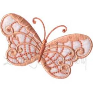 Picture of Winged Jewels Butterfly 2 Machine Embroidery Design