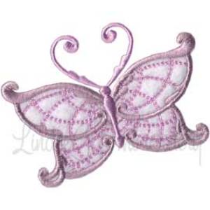Picture of Winged Jewels Butterfly 3 Machine Embroidery Design