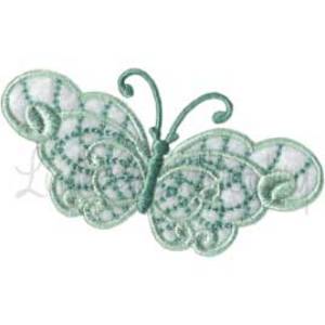 Picture of Winged Jewels Butterfly 7 Machine Embroidery Design