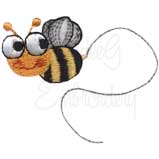 Bumble Bee Machine Embroidery Design