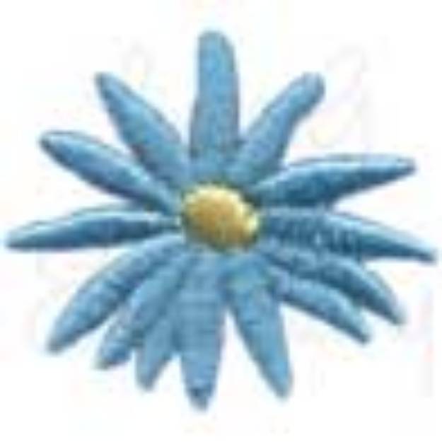 Picture of Single Daisy Flower Machine Embroidery Design