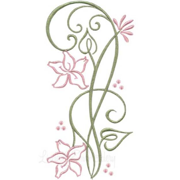 Picture of Floral Fantasy 2 Machine Embroidery Design