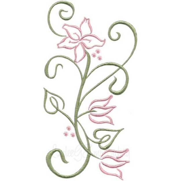 Picture of Floral Fantasy 6 Machine Embroidery Design