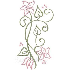 Picture of Floral Fantasy 9 Machine Embroidery Design
