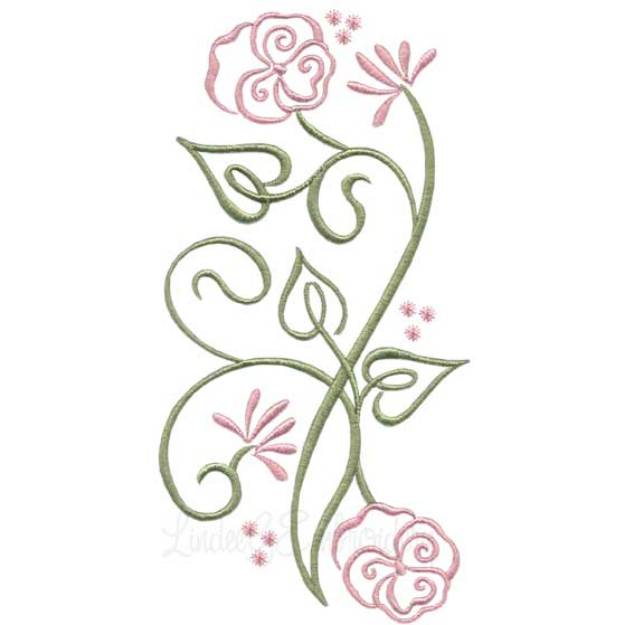 Picture of Floral Fantasy 0 Machine Embroidery Design