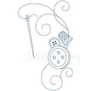 Picture of Thimble & Buttons Machine Embroidery Design