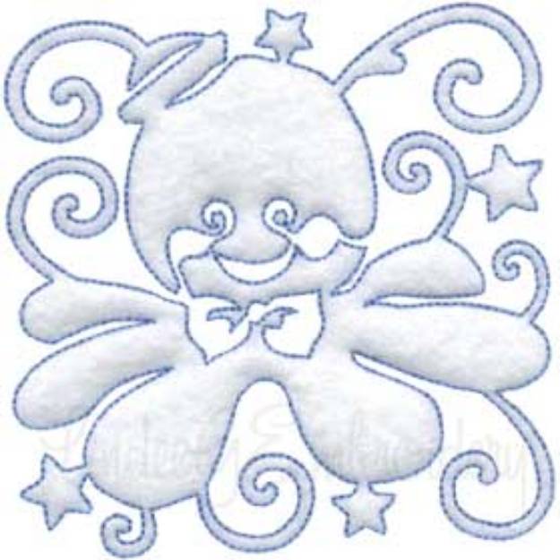 Picture of Octopus Quilt Block Machine Embroidery Design