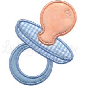 Picture of Pacifier Applique Machine Embroidery Design
