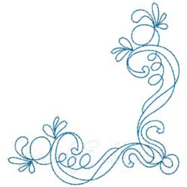 Picture of Quilted Corners 5 Machine Embroidery Design