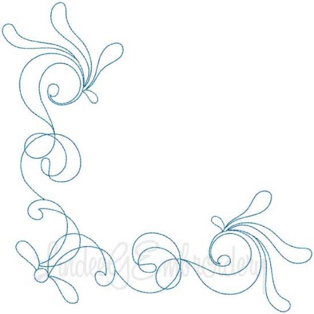 Picture of Quilted Corners 7 Machine Embroidery Design