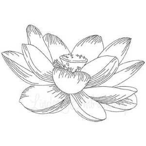Picture of Peony Machine Embroidery Design
