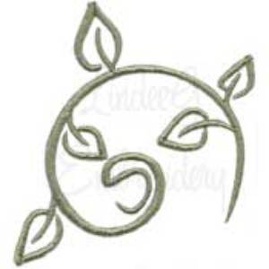Picture of Deco Leaves  Machine Embroidery Design