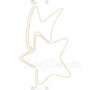 Picture of Star Continuous Border - Bean st. Machine Embroidery Design